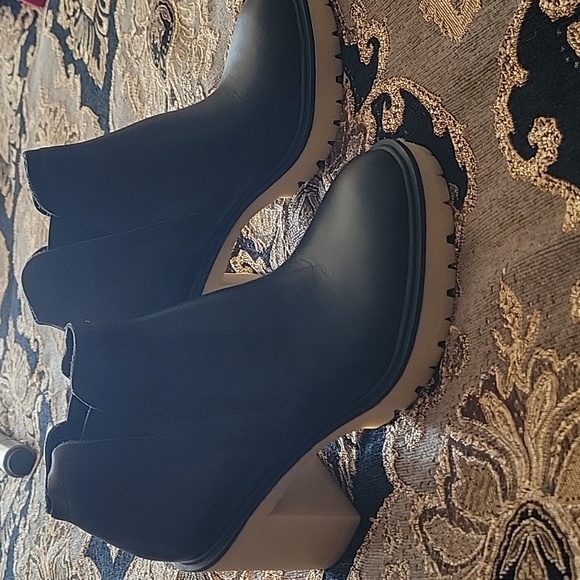 Dolce vita 9.5 leather ankle boots black - Picture 2 of 5
